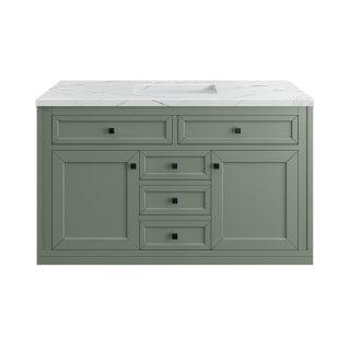 A thumbnail of the James Martin Vanities 305-V48-3ENC-HW Smokey Celadon / Matte Black