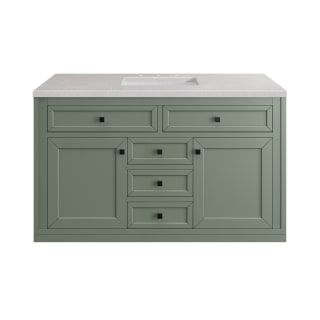 A thumbnail of the James Martin Vanities 305-V48-3ESR-HW Smokey Celadon / Matte Black