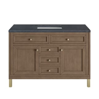 A thumbnail of the James Martin Vanities 305-V48-3CSP-HW White Washed Walnut / Champagne Brass