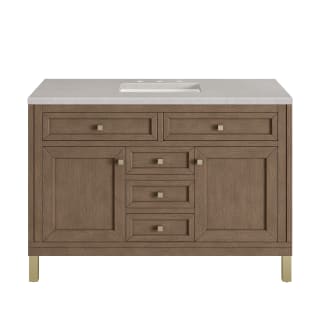 A thumbnail of the James Martin Vanities 305-V48-3ESR-HW White Washed Walnut / Champagne Brass