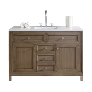 A thumbnail of the James Martin Vanities 305-V48-3WZ-HW White Washed Walnut / Brushed Nickel