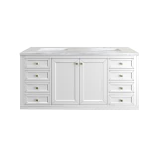 A thumbnail of the James Martin Vanities 305-V60D-3AF-HW Glossy White / Champagne Brass