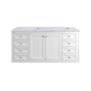 A thumbnail of the James Martin Vanities 305-V60D-3CAR-HW Glossy White / Brushed Nickel