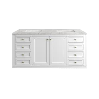 A thumbnail of the James Martin Vanities 305-V60D-3EJP-HW Glossy White / Champagne Brass