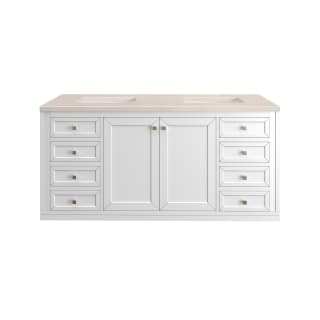 A thumbnail of the James Martin Vanities 305-V60D-3EMR-HW Glossy White / Champagne Brass