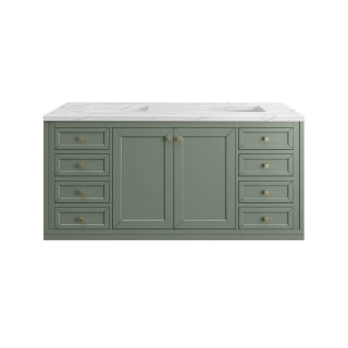 A thumbnail of the James Martin Vanities 305-V60D-3ENC-HW Smokey Celadon / Champagne Brass