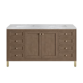 A thumbnail of the James Martin Vanities 305-V60D-3AF-HW White Washed Walnut / Champagne Brass