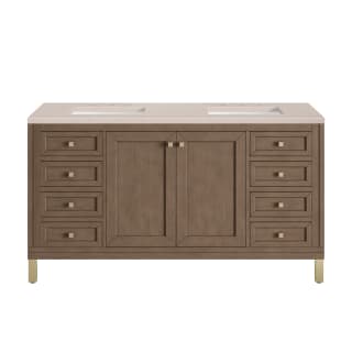 A thumbnail of the James Martin Vanities 305-V60D-3EMR-HW White Washed Walnut / Champagne Brass