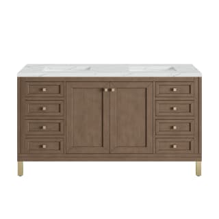 A thumbnail of the James Martin Vanities 305-V60D-3ENC-HW White Washed Walnut / Champagne Brass