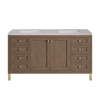 A thumbnail of the James Martin Vanities 305-V60D-3ESR-HW White Washed Walnut / Champagne Brass