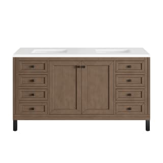 A thumbnail of the James Martin Vanities 305-V60D-3WZ-HW White Washed Walnut / Matte Black