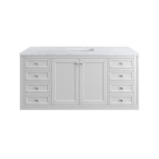 A thumbnail of the James Martin Vanities 305-V60S-3CAR-HW Glossy White / Brushed Nickel