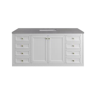 A thumbnail of the James Martin Vanities 305-V60S-3GEX-HW Glossy White / Champagne Brass