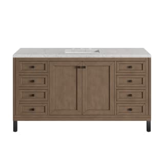 A thumbnail of the James Martin Vanities 305-V60S-3EJP-HW White Washed Walnut / Matte Black