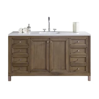 A thumbnail of the James Martin Vanities 305-V60S-3WZ-HW White Washed Walnut / Brushed Nickel