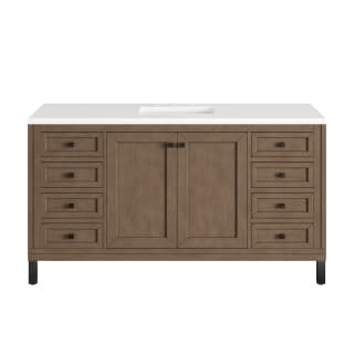 A thumbnail of the James Martin Vanities 305-V60S-3WZ-HW White Washed Walnut / Matte Black