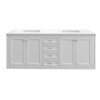 A thumbnail of the James Martin Vanities 305-V72-3WZ-HW Glossy White / Brushed Nickel