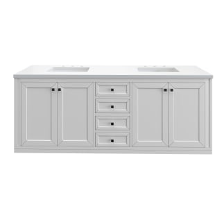 A thumbnail of the James Martin Vanities 305-V72-3WZ-HW Glossy White / Matte Black