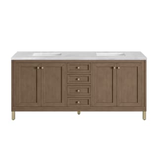 A thumbnail of the James Martin Vanities 305-V72-3AF-HW White Washed Walnut / Champagne Brass
