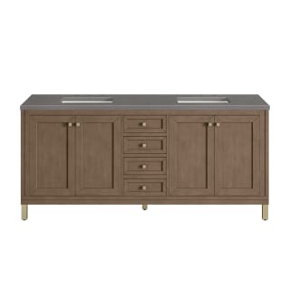 A thumbnail of the James Martin Vanities 305-V72-3GEX-HW White Washed Walnut / Champagne Brass