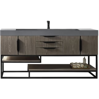 A thumbnail of the James Martin Vanities 388-V72S-MB-DGG Ash Gray