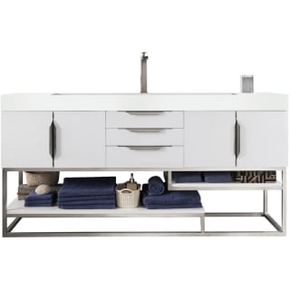 A thumbnail of the James Martin Vanities 388-V72S-BN-GW Glossy White