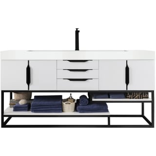 A thumbnail of the James Martin Vanities 388-V72S-MB-GW Glossy White