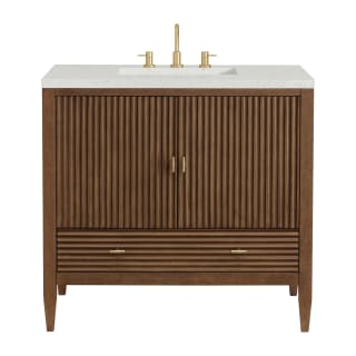 A thumbnail of the James Martin Vanities 485-V36-3LDL Mid-Century Walnut