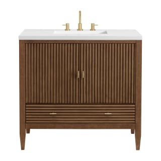 A thumbnail of the James Martin Vanities 485-V36-3WZ Mid-Century Walnut