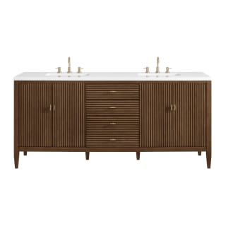 A thumbnail of the James Martin Vanities 485-V72-3WZ Mid-Century Walnut