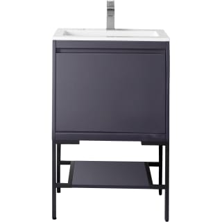 A thumbnail of the James Martin Vanities 801V23.6MBKGW Modern Grey Glossy