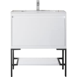 A thumbnail of the James Martin Vanities 801V31.5MBKGW Glossy White
