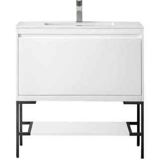 A thumbnail of the James Martin Vanities 801V35.4MBKGW Glossy White