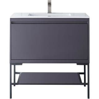 A thumbnail of the James Martin Vanities 801V35.4MBKGW Modern Grey Glossy