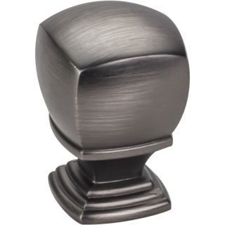 Jeffrey Alexander 188L-BNBDL Brushed Pewter Katharine 1 Inch Square