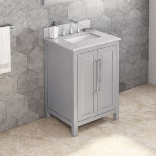 A thumbnail of the Jeffrey Alexander VKITCAD24 Grey / White Carrara Marble Top