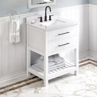 A thumbnail of the Jeffrey Alexander VKITWAV30 White / White Carrara Marble Top