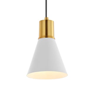 A thumbnail of the JONATHAN Y Lighting JYL6131 White / Brass Gold
