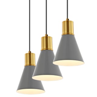 A thumbnail of the JONATHAN Y Lighting JYL6134 Gray / Brass Gold