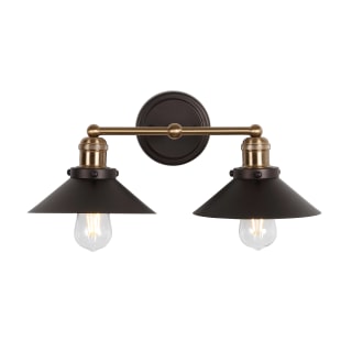 Jonathan Y JYL7427C July 17.5 in. 2 Light Oil Rubbed Bronze Brass Gold Metal Vanity Light