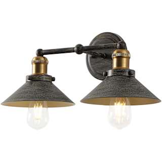 A thumbnail of the JONATHAN Y Lighting JYL7427 Rustic Dark Gray / Brass Gold