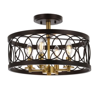 A thumbnail of the JONATHAN Y Lighting JYL9040 Oil Rubbed Bronze / Brass Gold