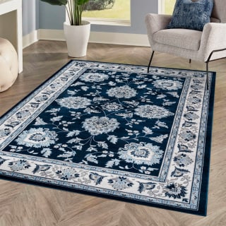 A thumbnail of the JONATHAN Y Lighting MDP505E-5 Navy / Ivory