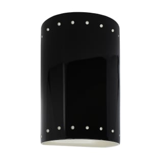 A thumbnail of the Justice Design Group CER-0995W-LED1-1000 Gloss Black / Matte White