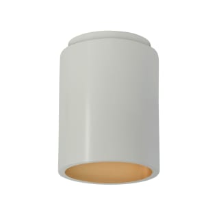 A thumbnail of the Justice Design Group CER-6100W-LED1-1000 Matte White / Champagne Gold