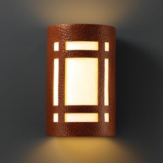 A thumbnail of the Justice Design Group CER-7495W-HMCP-LED-1000 Hammered Copper