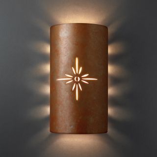 A thumbnail of the Justice Design Group CER-9015W-PATR-SUNB-LED-1000 Rust Patina