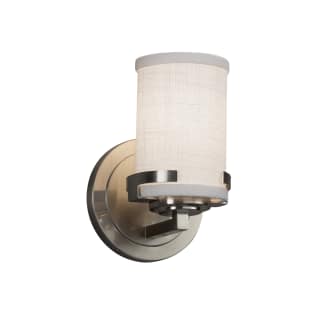 A thumbnail of the Justice Design Group FAB-8451-10-WHTE-LED1-700 Brushed Nickel