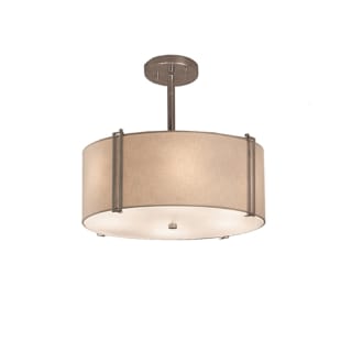 A thumbnail of the Justice Design Group FAB-9510-WHTE-LED3-2100 Brushed Nickel