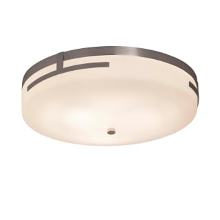 Justice Design Group Lighting PNA-9682-35-SAWT-DBRZ-LED5-5000 Porcelina-Ring 27 Semi-Flush Round Bowl Shade-Dark Bronze-Sawtooth-LED 